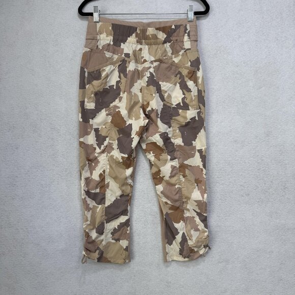 Indygena Pants Womens XS Camo Cropped Drawstring Outdoor Hiking Activewear - Picture 8 of 11